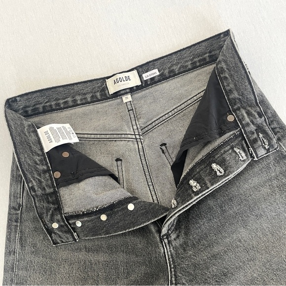 AGOLDE 90's Mid Rise Loose Jeans in Outline - Picture 7 of 12